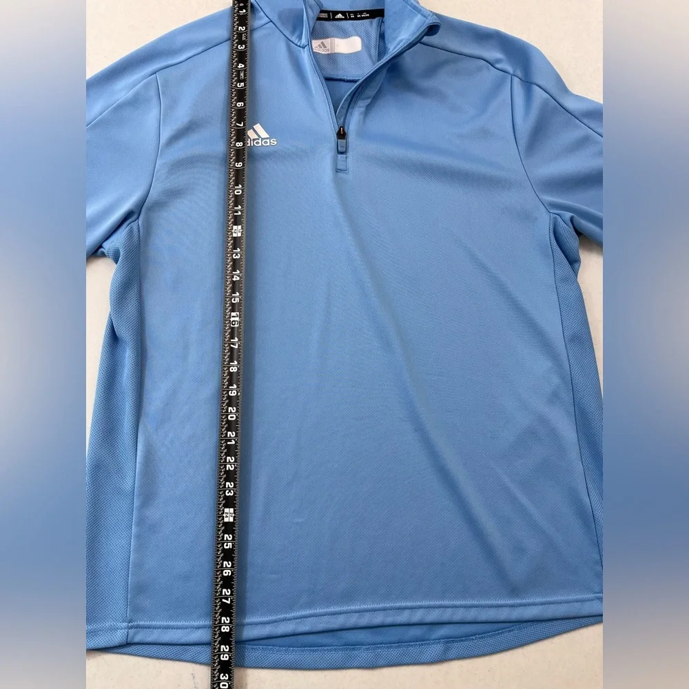 Adidas Men’s Performance 1/4 Zip Short Sleeve Polo. Size Medium.